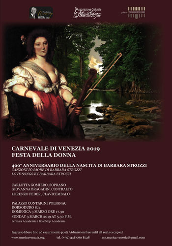 Barbara Strozzi concerto carnevale 2019